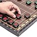 Yellow Mountain Imports Large Chinese Chess (Xiangqi) Magnetic Travel Board Game Set (14.6-inch) with Black Playing Pieces