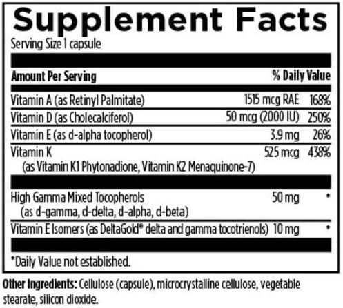 Vitamin D Complex with Vitamins A, E, K1 and K2