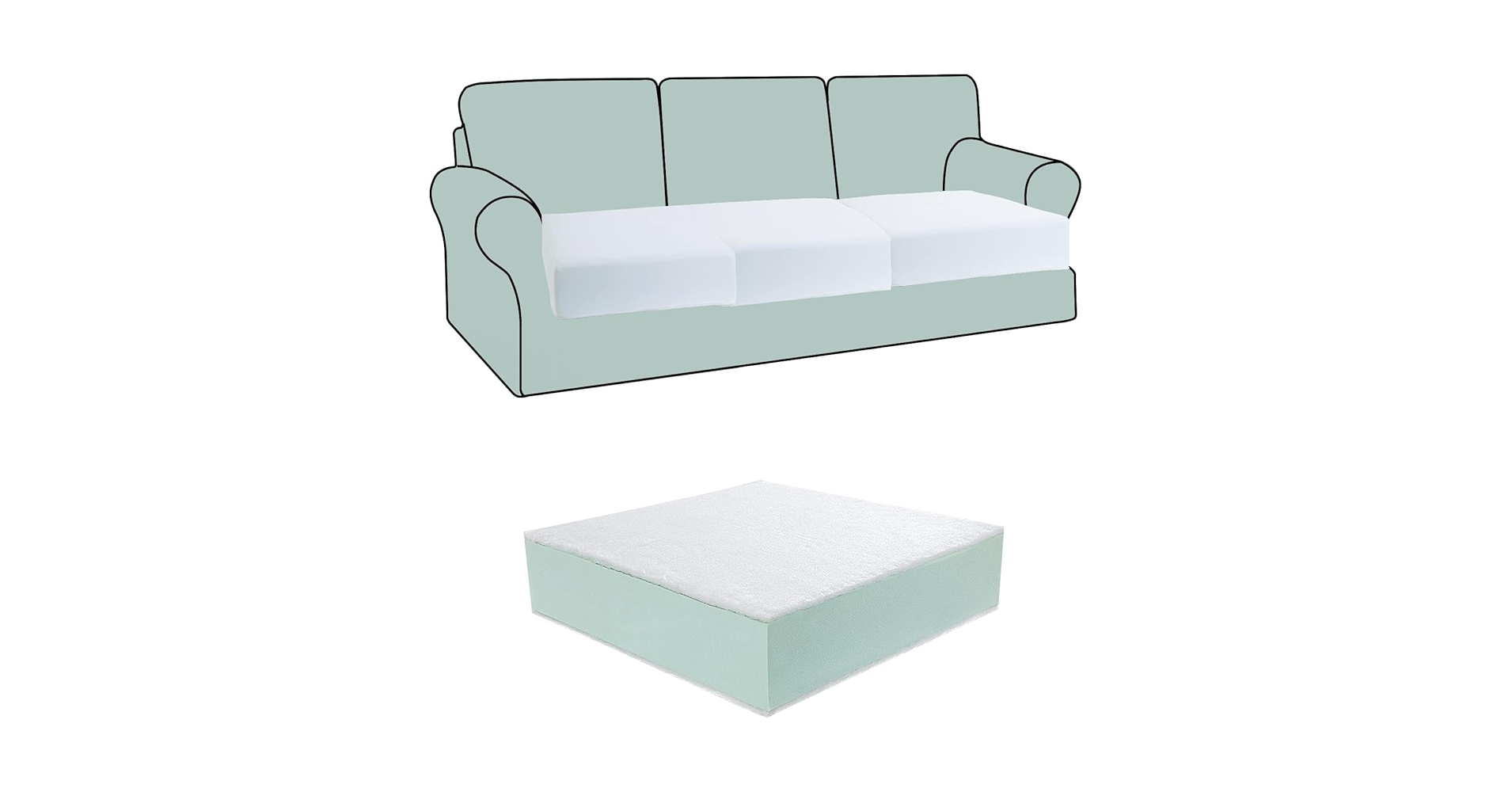 【アネモネ】UNICITY REAL FIT COVER CUSHION2 Jumbala Custom Water Resistant Elastic Fitted & Protective