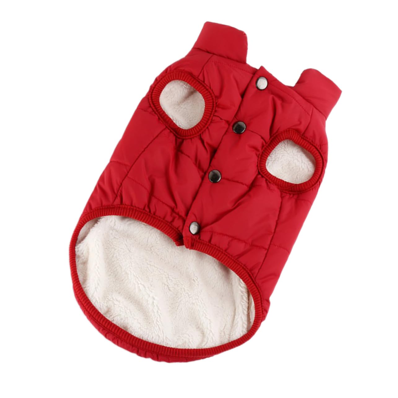 BESPORTBLE 3 Piezas Ropa para Perros pequeños para el Invierno Abrigo de Perro Ropa de Abrigo para s Invierno algodón Acolchado o de o Rojo