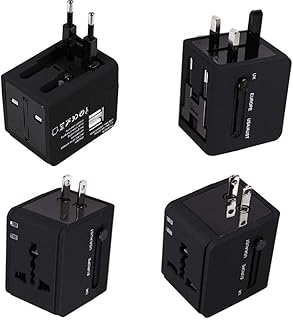 World International Universal Travel AC Adapter UK US AU EU Plug Power Outlet UK US And More
