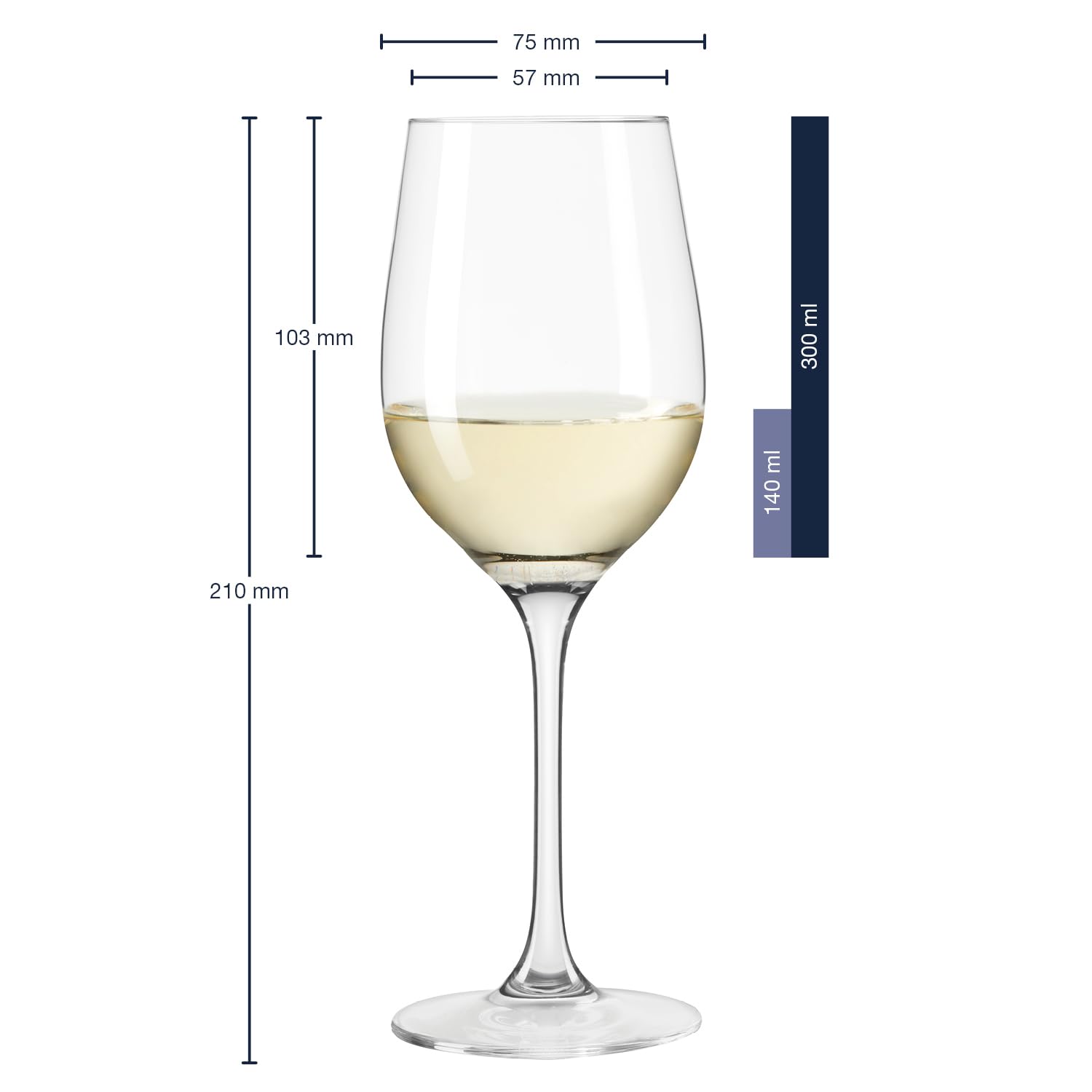 Herz & Heim® Maybach Wein-Geschenkset mit graviertem Weinglas und Weißwein zur Auswahl ein edles Geburtstagsgeschenk Grauer Burgunder/Rivaner