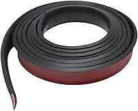 Tira de acabamento de sobrancelha de roda de carro de PVC, protetor de arco de roda flexível antiarranhões, protetor de borda de roda preta para proteção de pneu, kit de carroceria de 1,5 m