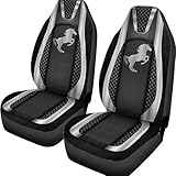 Protection supérieure : dites adieu aux éraflures et aux rayures ! Cette housse de siège avant offre une protection complète à votre siège de voiture, et le protège-siège peut ajouter un grand confort tout en protégeant vos sièges des éclaboussures, des taches, des poils d'animaux et des rayons UV nocifs. Elles sont résistantes à la décoloration, douces au toucher, imperméables, respirantes et conçues pour durer des années.