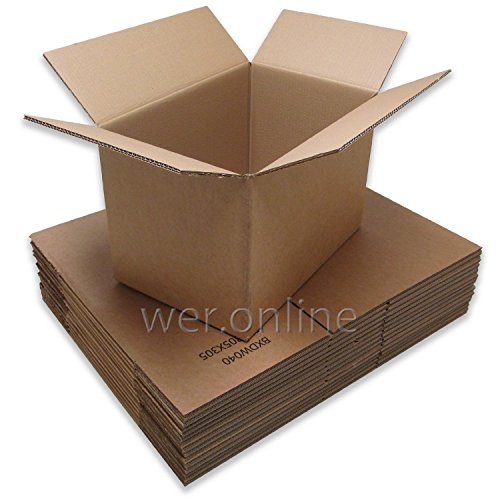20 x Large Double Wall Cardboard Removal Boxes 18x12x12
