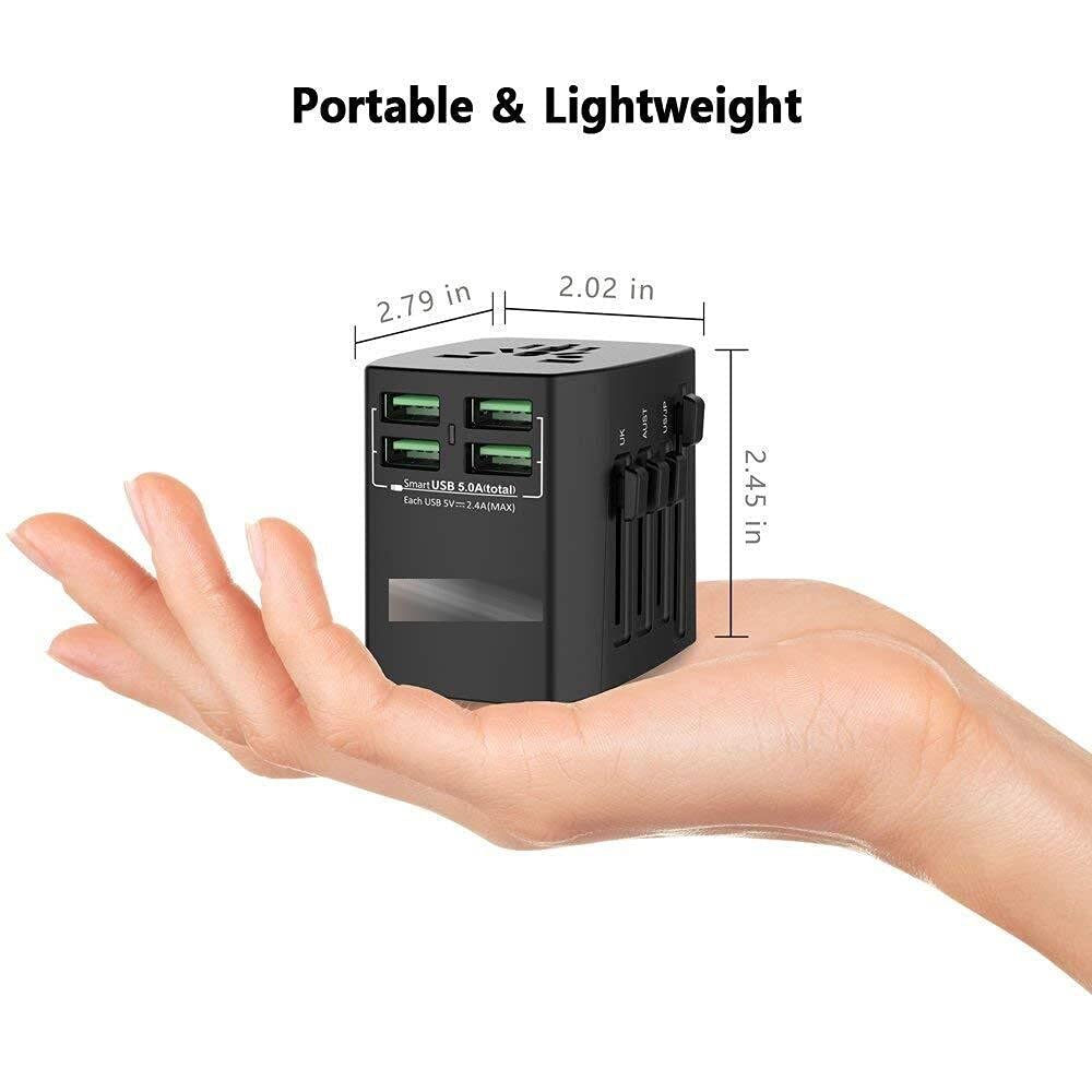 Uniwersalny zasilacz na całym świecie All-in-One International Travel Plug Adapter 4 USB / 3 USB / 2USB Porty-uniwersalny AC. Adapter uniwersalny wylot dla US/EU/AU/UK Wtyczka podróżna do między