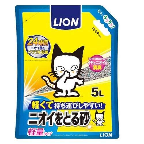 ライオン商事 ニオイをとる砂軽量タイプ5L