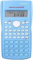 Calculadora Científica 82MS Azul – 240 Funções, Display de 2 Linhas, Capa Protetora, Ideal para Estudantes, Faculdade e Engenharia
