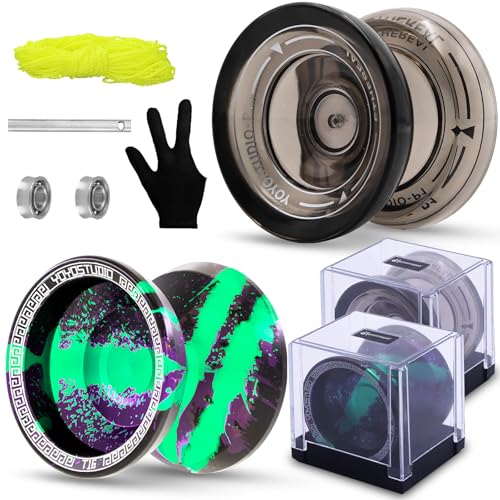 YOYOSTUDIO Yoyo P1 2-Pack: Crystal Black + T16 Purple