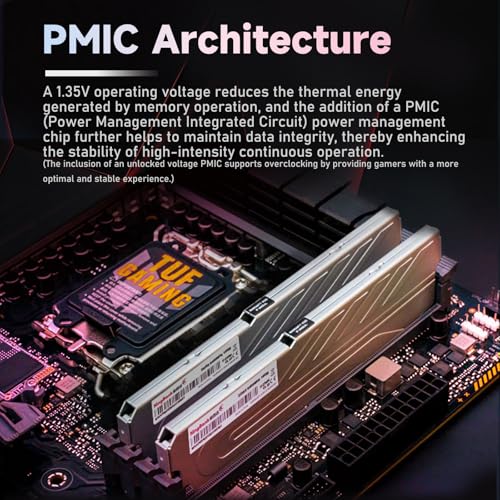 Image of KingBank Computer Desktop Memory Ram DDR5 16GB(2x8GB) 6000MT /s CL36 1.35V Overclocking XMP 3.0 & AMD Expo with Heatsink for PC Gaming /Office /PS,Silver