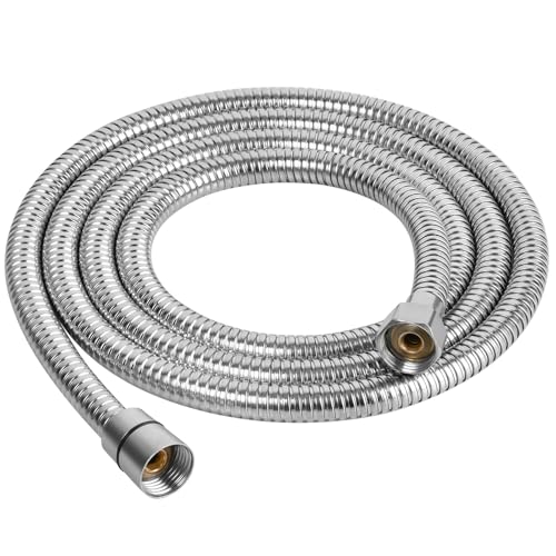 OSDUE Shower Hose 2m, Stainless Steel Shower Pipe,Universal Standard G1/2,Leakproof