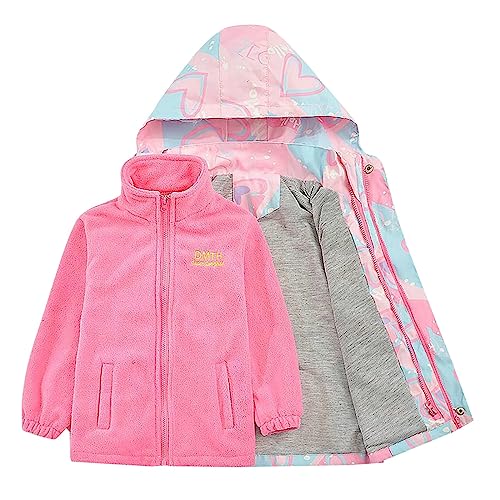 Removable Liner Thicken Windbreaker for Girls Winter Snowproof Ski Wear Jacket 𝗪aterproof Trooper Tech Jackets