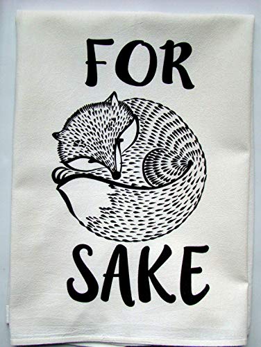 Sweet Bohemian Life For Fox SAKE funny handmade printed floursack towel