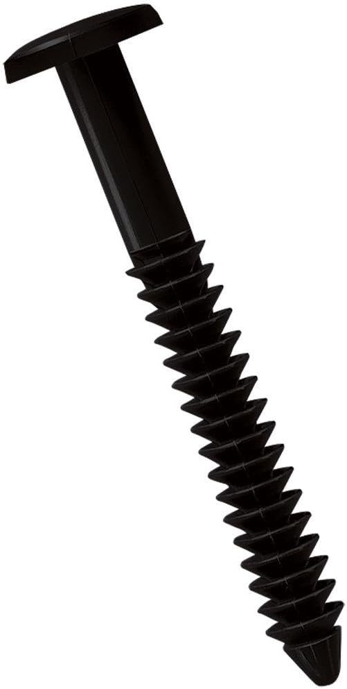 MidAmerica Black 3 Shutter Lok Peg Fasteners 84 Pack Spikes Longer and Stronger