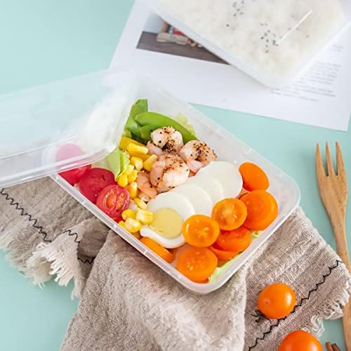 16oz Disposable Food Storage Containers with Airtight Lids, 50Pcs Reusable Deli Meal Prep Containers, Leakproof, Microwaveable, Dishwasher & Freezer Safe - Thumbnail 4