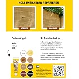 Molto Kit do drewna, do naprawy drewna, biały, 75 g