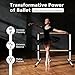 HIROHRTV 4ft Portable Ballet Barre for Home, Freestanding Dance Bar with Solid Wood, Adjustable Height (6.7
