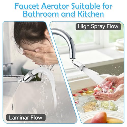Robinet d'évier de cuisine qui éclabousse solution avec ce pulvérisateur orientable - 5