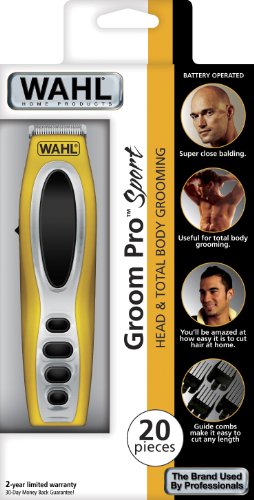 Wahl 9601-700 Groom Pro Sport, Yellow/black