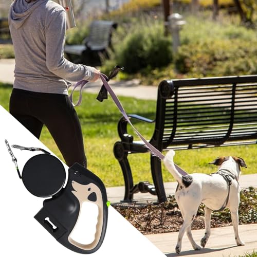 Laisse rétractable pour chien corde extensible solide pour taille moyenne - 3