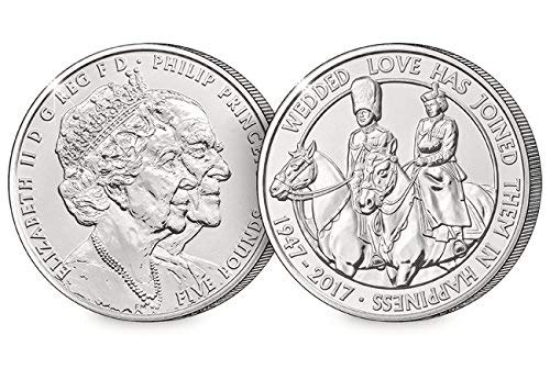 The Royal Mint UK 2017 Platinum Wedding £5 BU Pack - Image 2