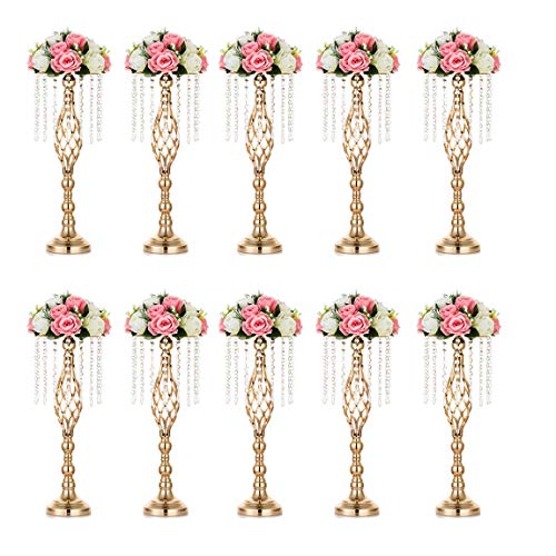 Sziqiqi 10 Pcs Wedding Centerpieces Vase for Tables, 55cm Ta