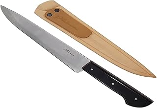 Hickmann, 46029, Faca de Churrasco Artesanal 8'' Cabo de Chifre, Cor Inox, Aço