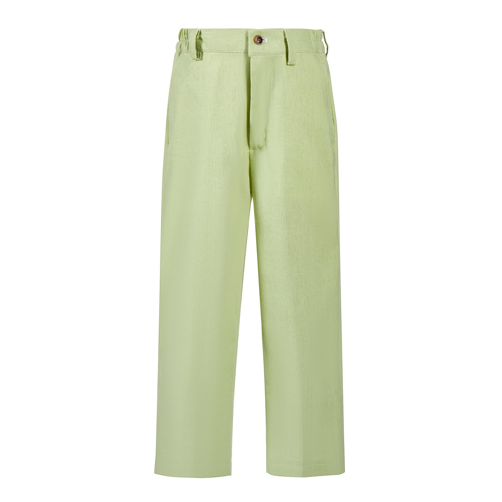 Costume 3 pièces en lin pour garçon Peak Label Slim Fit Costume Ensemble simple boutonnage mariage marié smoking