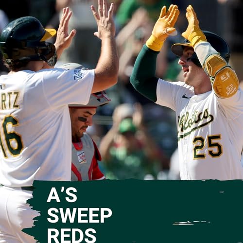 『SWEPT AWAY: The A’s SWEEP the Reds, 7-4 Thunder at Home』のカバーアート