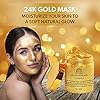 White Naturals One Day Sale 24K Gold Facial Mask, Anti-Aging Gold Face Mask For Flawless & Moisturizes Skin, Helps Reduces Wrinkles, Fine Lines & Acne Scars, Removes Blackheads, Dirt & Oils