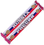 selten, nur hier Generisch Russland Schal 3.0, Russia Schal (Strickschal), für Europameisterschaft, Fußballschal, Kult-Schal, Souvenirschal