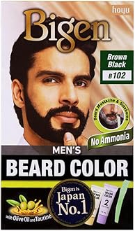 Men's Beard Color, 40g - Brownish Black B102 (Pack of 1)