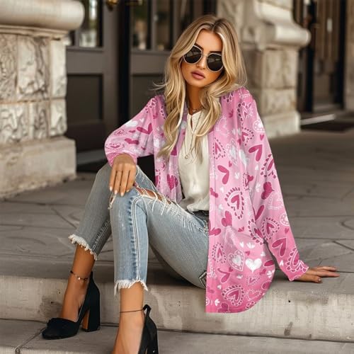 Image of Cardigan for Women Long Sweater Open Front Sweaters Fashion Lightweight Cardigans with Pockets