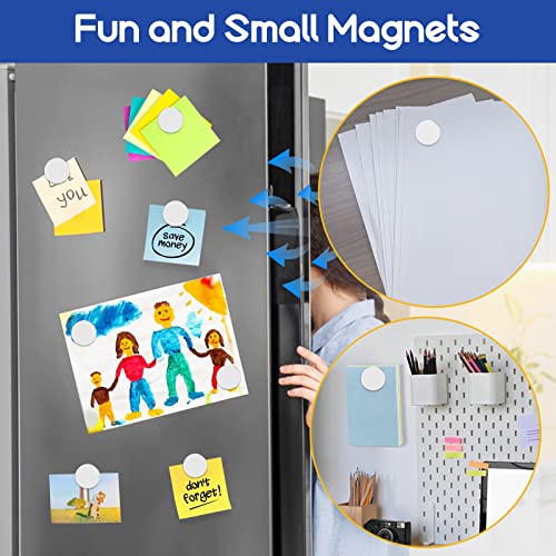 Image of 15Pcs Rare Earth Magnets, 20x3mm Small Neodymium Disc Fridge Magnets for Whiteboard Kitchen