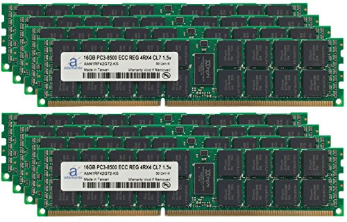 Adamanta 128GB (8x16GB) Server Memory Upgrade for HP Proliant SL170s G6 DDR3 1066Mhz PC3-8500 ECC Registered 4Rx4 CL7 1.5v