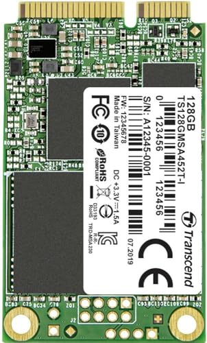 SSD mSATA SATA 6 GB/s Transcend MSA452T-I 128 GB haute endurance