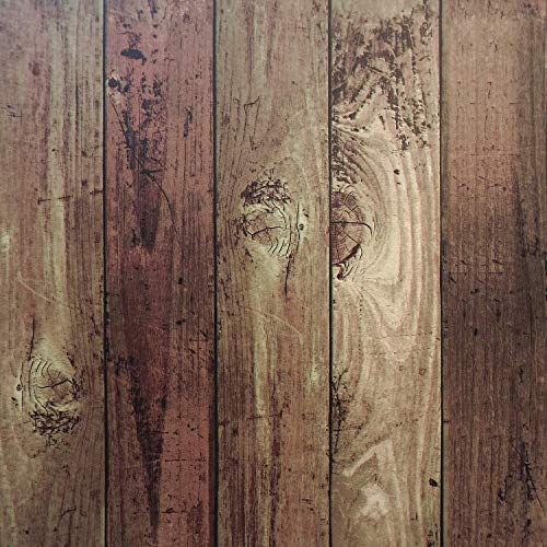 118"x17.7" Vintage Wood Wallpaper Self Adhesive Wallpaper Wood Wallpaper Peel and Stick Wallpaper Removable Wallpaper Stick and Peel Wood Wall Paper Distressed Wood Plank