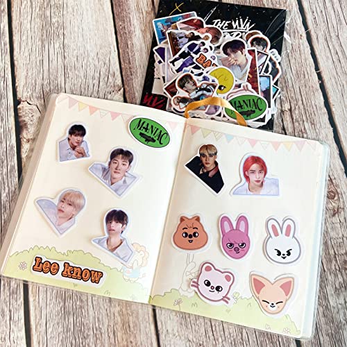 Kpop Stray Kids 91 pçs adesivos vinil laptop bagagem pacote de adesivos para garrafa de água telefon