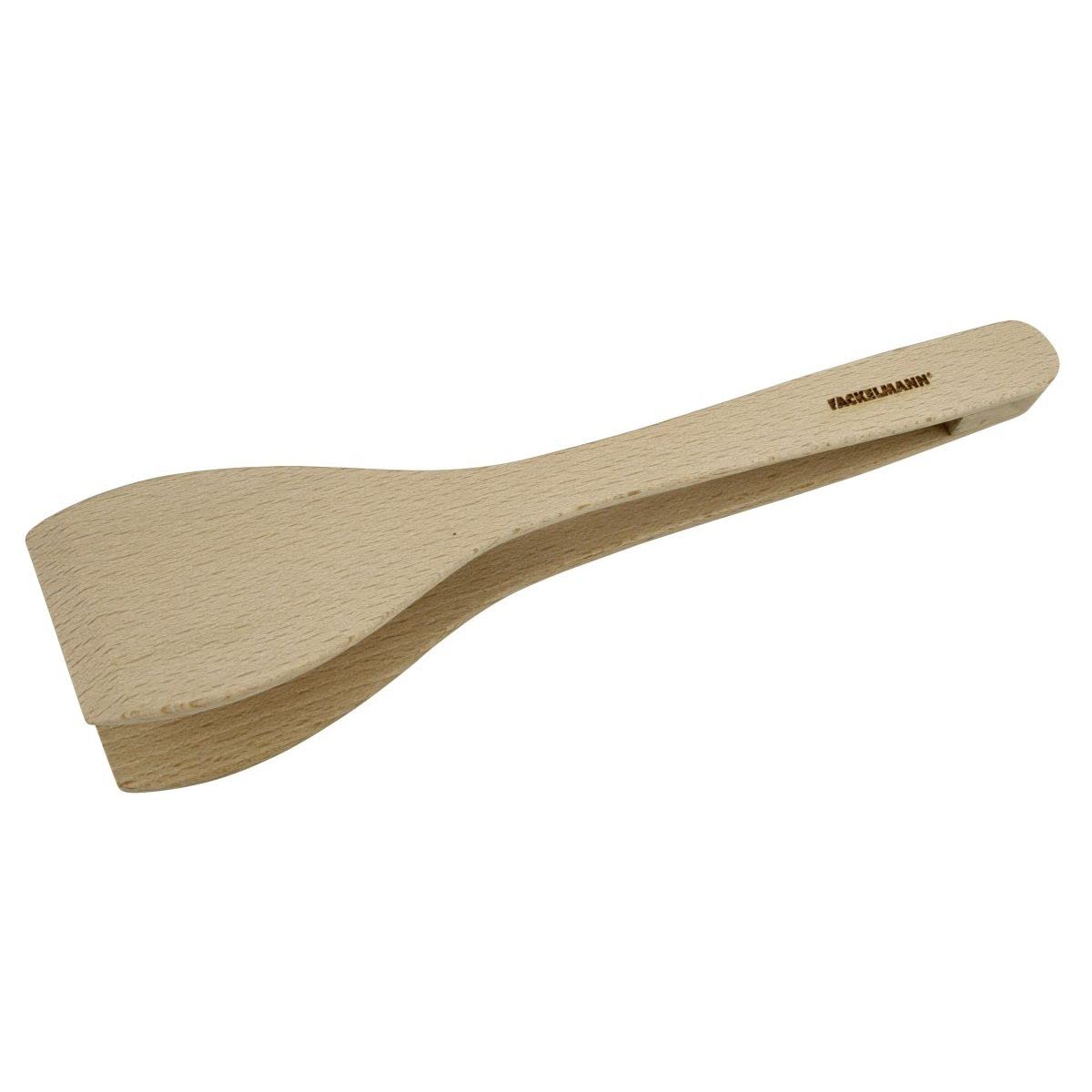 Fackelmann 31045 Kitchen Tongs, Wood, 29.7 cm