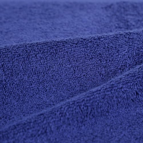 Miniatura 2 de Amazon Basics Juego De 2 Toallas De Baño Colores Resistentes , 2 Unidad, Paquete De 1, Toalla De Baño, Azul Real, 70 L X 60 W Cm