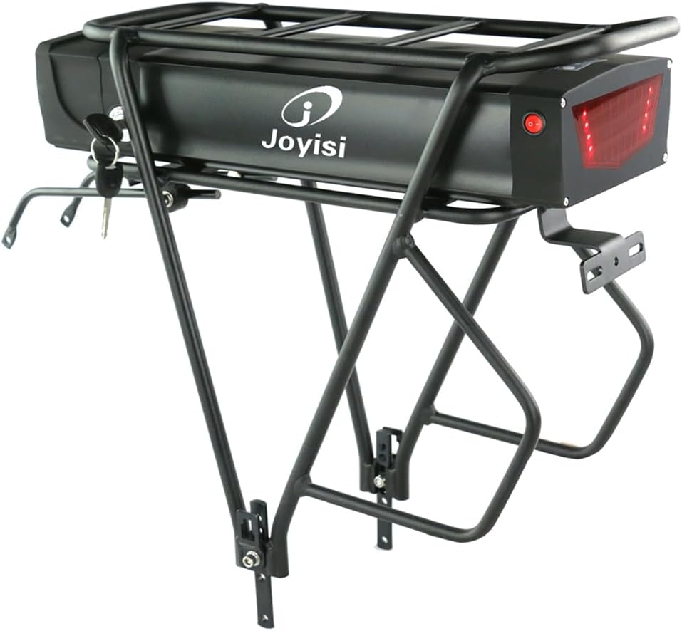Joyisi 48V 20AH Ebike Battery with 3A Charger and Safe Lock for 100W -1800W Lithium Ebike Kits