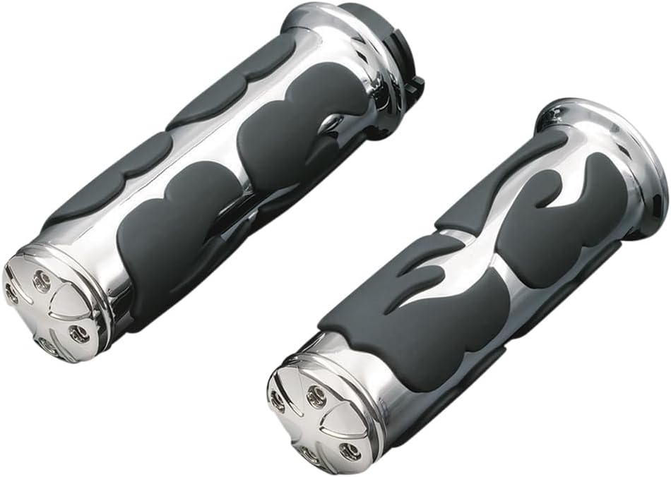 Kuryakyn ISO-Flame Grips - Chrome