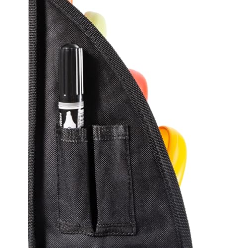 Disc Golf Cart Pocket Pouch,Disc Cart Putter Pouch for Discs and Disc Golf Accessories, Disc Golf Putter Pouch For Carts,Disc Golf Storage Bag,Disc Golf Equipment,Disc Golf Cart Accessories (Black)