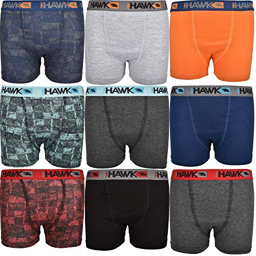 Boys' Boxer Briefs 9-Pack Value Cotton Blend Toddler-Big Kid Sizes No Fly Underwear - Main Image