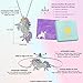 SHWIN Unicorns Gifts for Girls Kids Jewelry Set - 2 or 4 Pack Unicorn Necklace, Bracelet, Earrings, Ring - Birthday Gifts for Girls, Daughter, Granddaughter, Niece