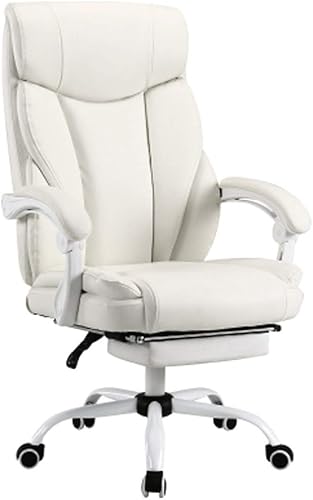 BAUBUY Silla Gamer - Silla giratoria ergonómica ejecutiva de lino y algodón, respaldo alto, para el hogar y la oficina, silla de computadora, silla