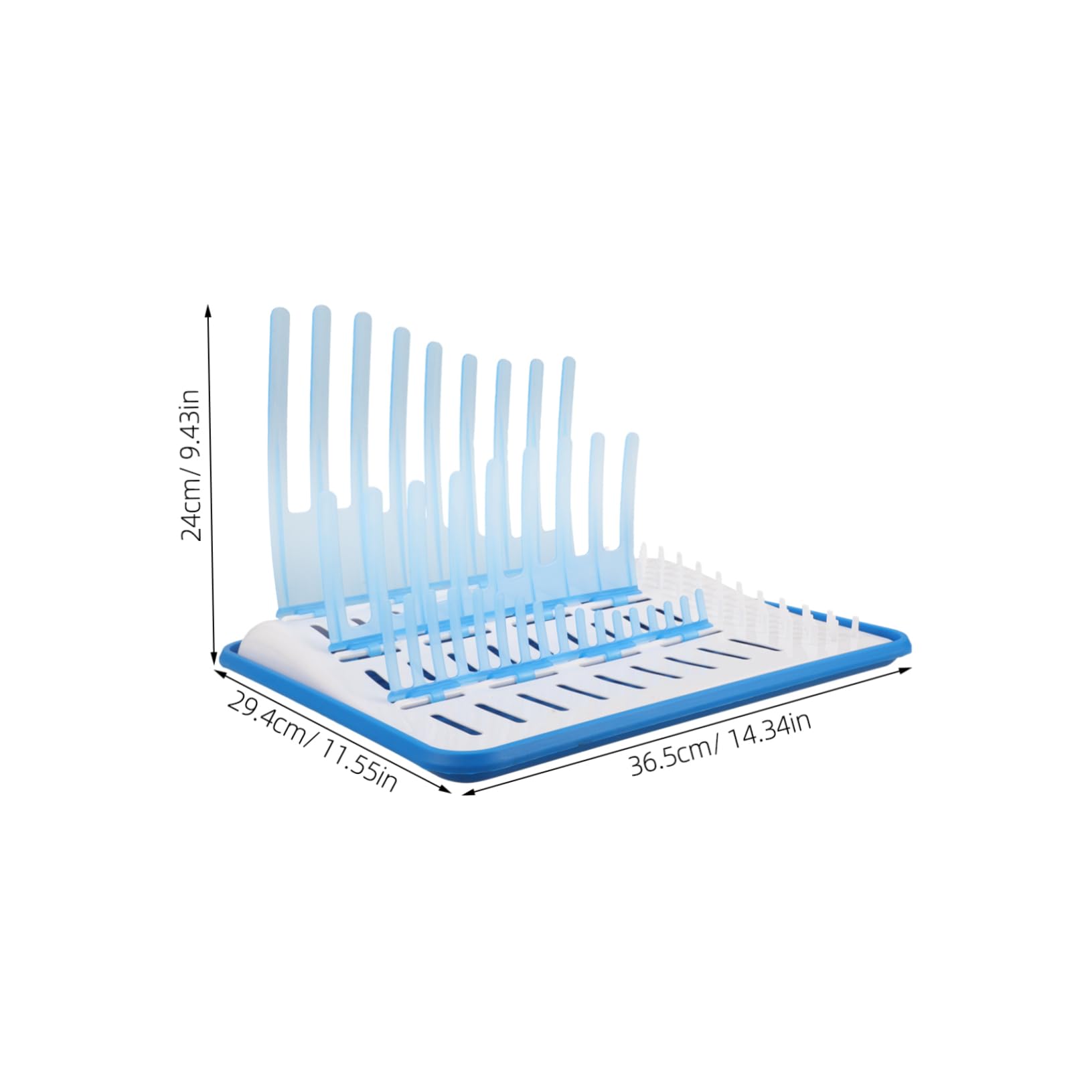 Séchoir à Biberons Portable avec Étagère de Drainage Amovible Support Pratique pour Biberons Tétines et Gobelets pour Usage Intérieur et Extérieur
