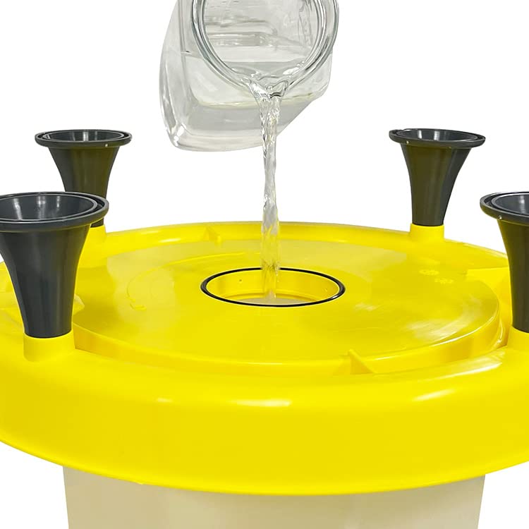 River Systems Abbeveratoio a sifone 5 litri plastica con manico e piedini