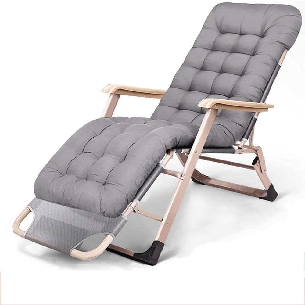 Chaise longue inclinable de jardin et camping pliante pour le plein air