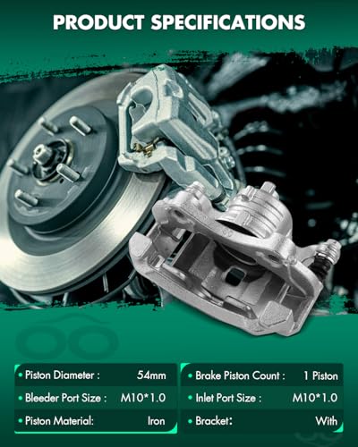 Image of SCITOO 19B6861 Front Right Disc Brake Caliper Assembly w /Bracket For Nissan For March 2012-2015,For Nissan For Micra 2015-2017,For Nissan For Versa 2012-2019,For Nissan For Versa Note 2014-2019